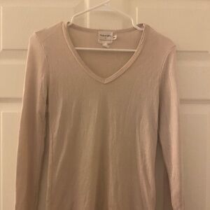 Michael Stars Anthropologie long sleeve pink shimmer